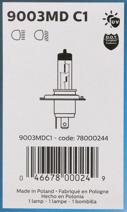 High Beam and Low Beam Fog Light Bulb for Volkswagen EuroVan 2009 2008 2007 2006 2005 2004 2003 2002 2001 2000 1999 1998 1997 1996 1995 1994 P-959809