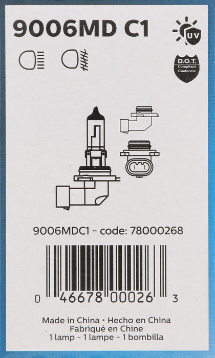 Low Beam Fog Light Bulb for Pontiac Safari 1989 P-989746