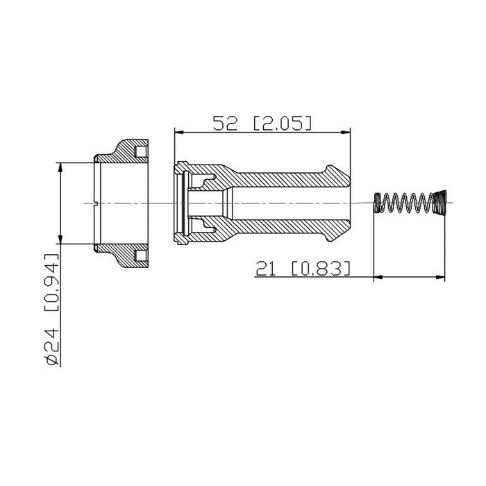 Direct Ignition Coil Boot for Kia Optima 7 VIN 2006 P-1008118