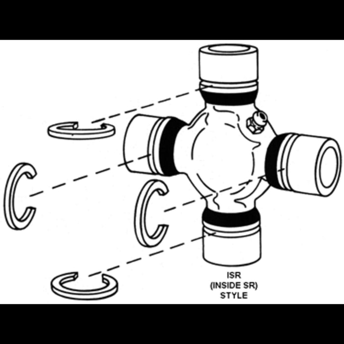 Rear Driveshaft at Rear Axle OR Rear Driveshaft at Transmission Universal Joint for Pontiac Grand Am 1980 1979 1978 1977 1976 1975 1974 P-1045687