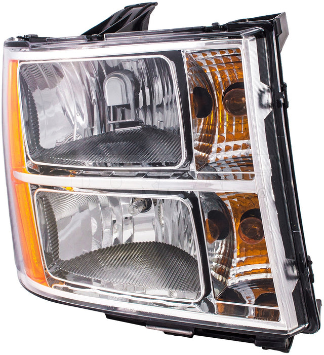 Right Headlight Assembly for GMC Sierra 1500 2009 2008 2007 P-1065162