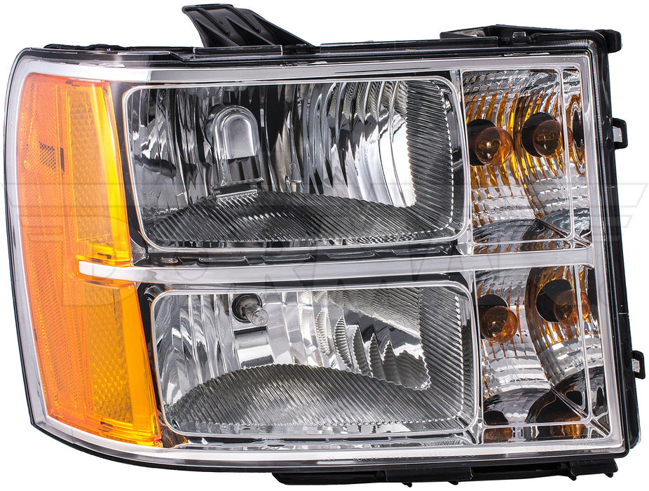 Right Headlight Assembly for GMC Sierra 1500 2009 2008 2007 P-1065162