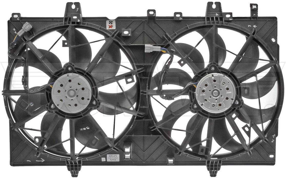 Engine Cooling Fan Assembly for Nissan Rogue 2.5L L4 2020 2019 2018 2017 2016 2015 2014 P-1815257