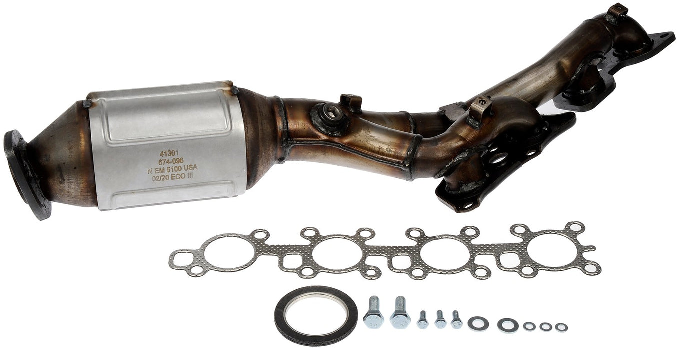 Left Catalytic Converter with Integrated Exhaust Manifold for Lexus LS460 4.6L V8 RWD 2017 2016 2015 2014 2013 2012 2011 2010 2009 2008 P-1828080