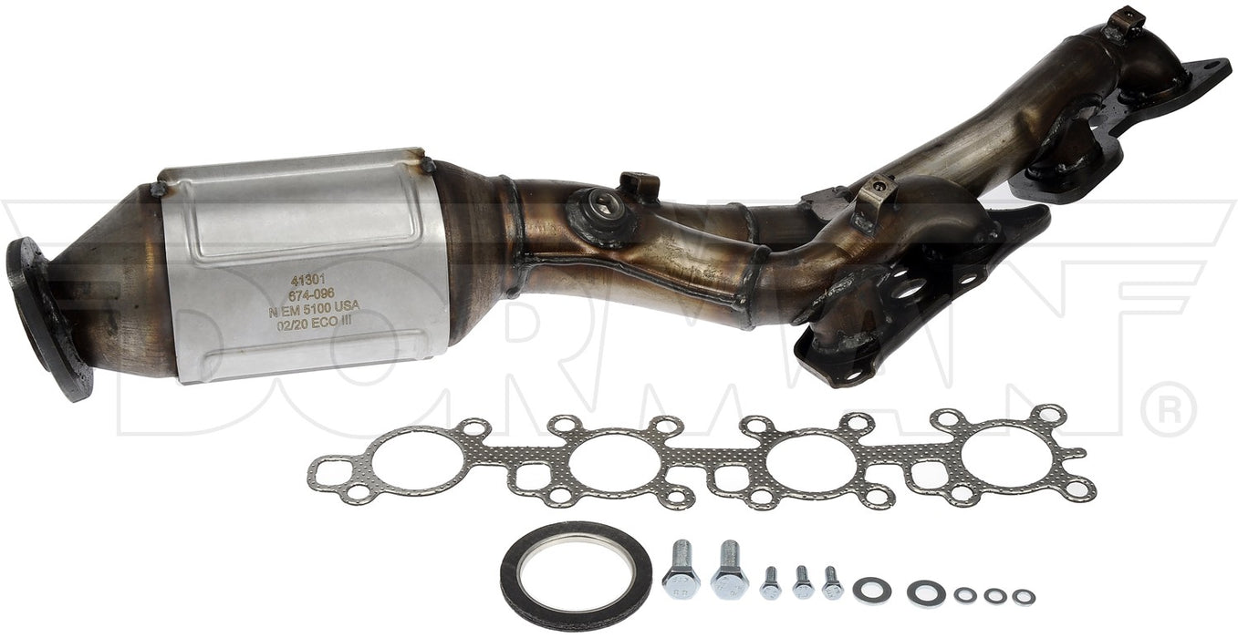 Left Catalytic Converter with Integrated Exhaust Manifold for Lexus LS460 4.6L V8 RWD 2017 2016 2015 2014 2013 2012 2011 2010 2009 2008 P-1828080