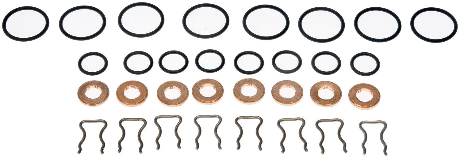 Fuel Injector O-Ring Kit for GMC Sierra 2500 HD Classic 6.6L V8 31 VIN 2007 P-1919270