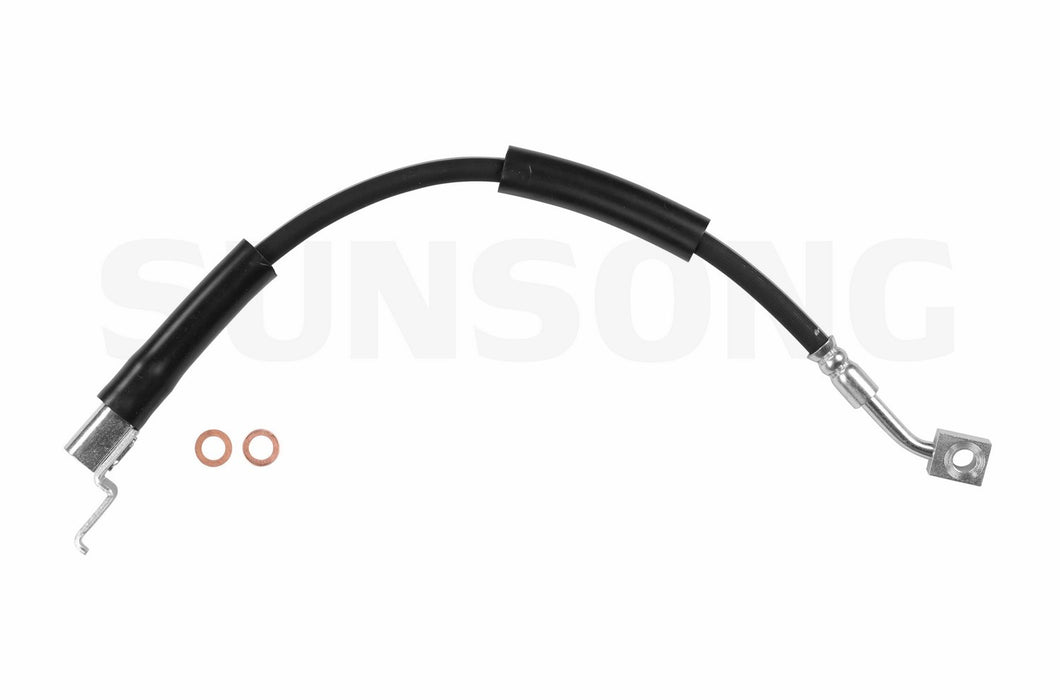 Front Left/Driver Side Brake Hydraulic Hose for Jeep Cherokee 4WD 2001 2000 1999 1998 1997 1996 1995 1994 1993 1992 1991 1990 - Sunsong 2201095