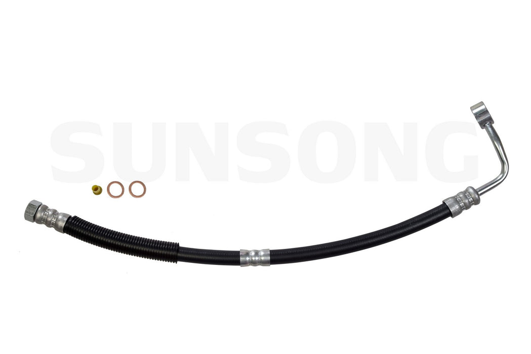 From Pump Power Steering Pressure Line Hose Assembly for Hyundai Santa Fe GLS 2006 2005 2004 2003 2002 2001 P-3150215