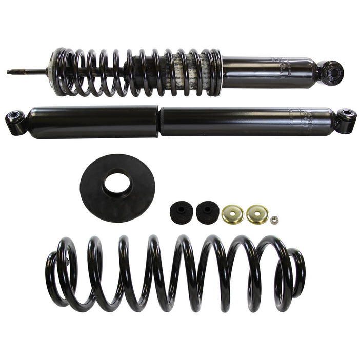 Front and Rear Air Spring to Coil Spring Conversion Kit for Ford Expedition 4WD 2002 2001 2000 1999 1998 1997 P-3276149