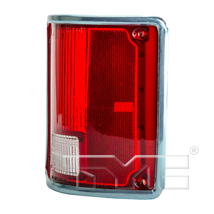 Right Tail Light Lens for GMC V3500 Fleetside 1991 1990 1989 1988 1987 P-3295158