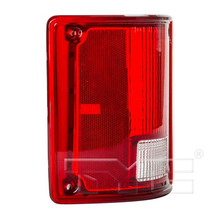 Left Tail Light Lens for GMC R1500 Standard Cab Pickup Fleetside 1987 P-3295329