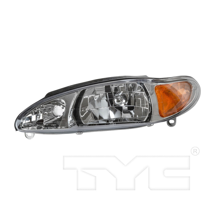 Left Headlight Assembly for Mercury Tracer 1999 1998 1997 P-3306129