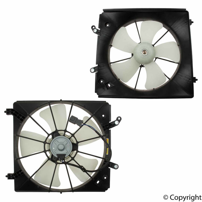 Left Engine Cooling Fan Assembly for Honda Accord 3.0L V6 2002 2001 2000 1999 1998 P-3310967