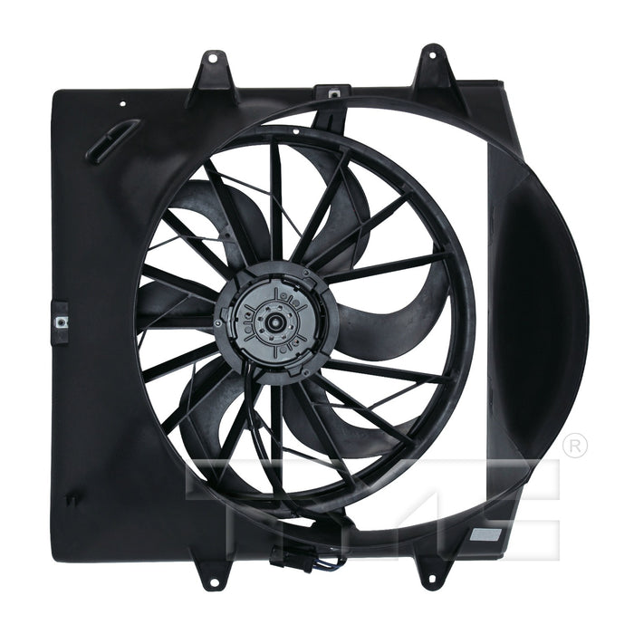 Dual Radiator and Condenser Fan Assembly for Jeep Grand Cherokee 4.0L L6 2004 P-3311297