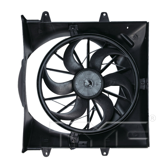 Dual Radiator and Condenser Fan Assembly for Jeep Grand Cherokee 4.0L L6 2004 P-3311297