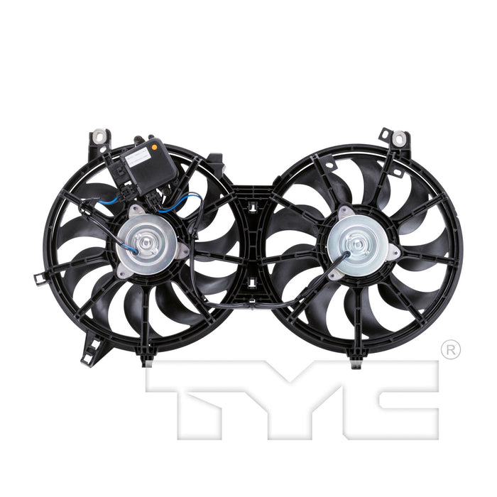 Dual Radiator and Condenser Fan Assembly for Nissan 370Z 2019 2018 2017 2016 2015 2014 2013 2012 2011 2010 2009 P-3311421