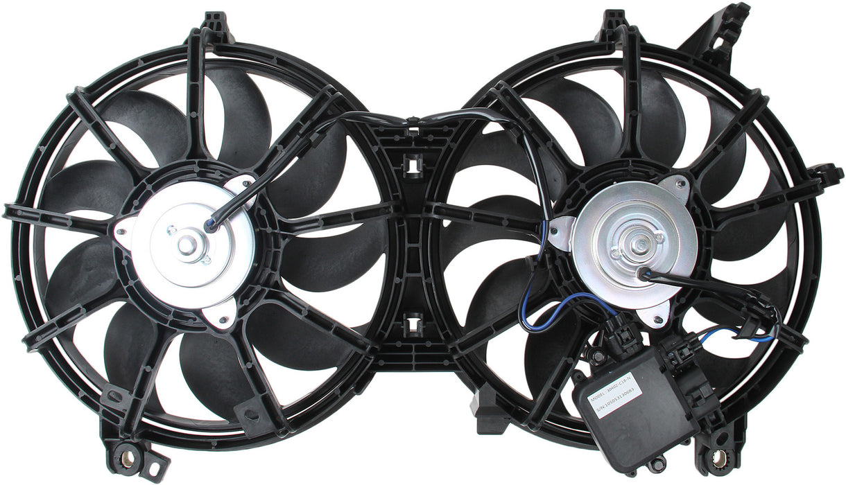 Dual Radiator and Condenser Fan Assembly for Nissan 370Z 2019 2018 2017 2016 2015 2014 2013 2012 2011 2010 2009 P-3311421