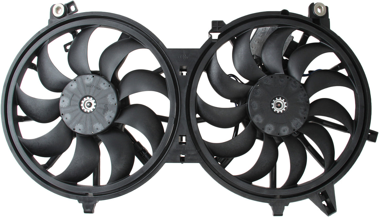 Dual Radiator and Condenser Fan Assembly for Nissan 370Z 2019 2018 2017 2016 2015 2014 2013 2012 2011 2010 2009 P-3311421