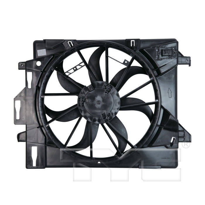 Dual Radiator and Condenser Fan Assembly for Chrysler Town & Country 2016 2015 2014 2013 2012 2011 2010 2009 2008 P-3311423