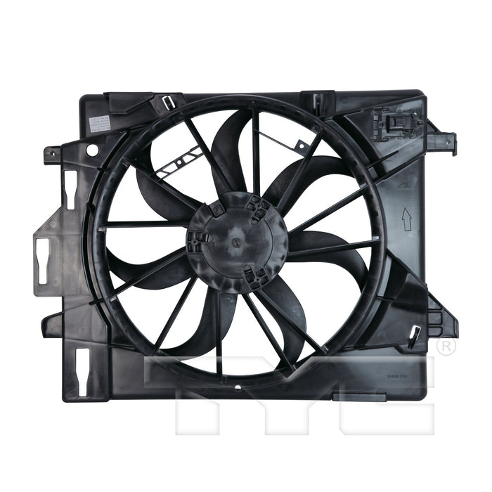 Dual Radiator and Condenser Fan Assembly for Chrysler Town & Country 2016 2015 2014 2013 2012 2011 2010 2009 2008 P-3311423