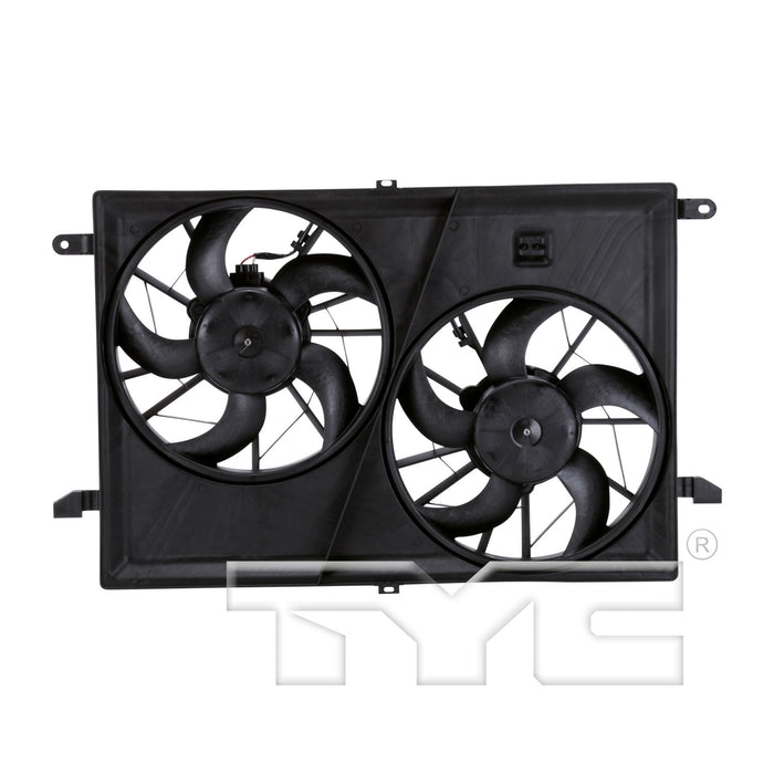 Dual Radiator and Condenser Fan Assembly for Buick Enclave 2017 2016 2015 2014 2013 2012 2011 2010 2009 2008 P-3311437