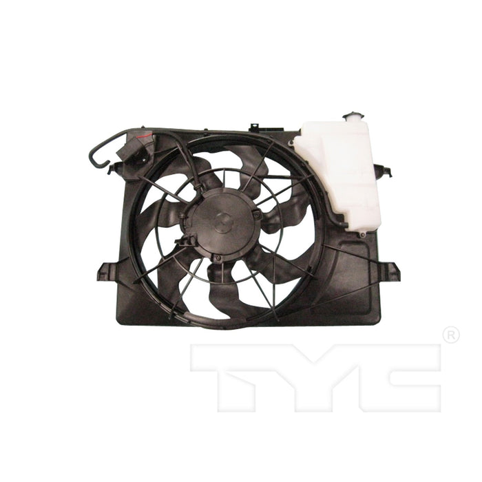 Dual Radiator and Condenser Fan Assembly for Kia Forte Automatic Transmission 2013 2012 2011 2010 P-3311528