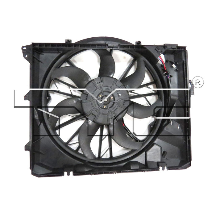 Dual Radiator and Condenser Fan Assembly for BMW 328i 3.0L L6 Manual Transmission 2013 2012 2011 2010 2009 2008 2007 P-3311632