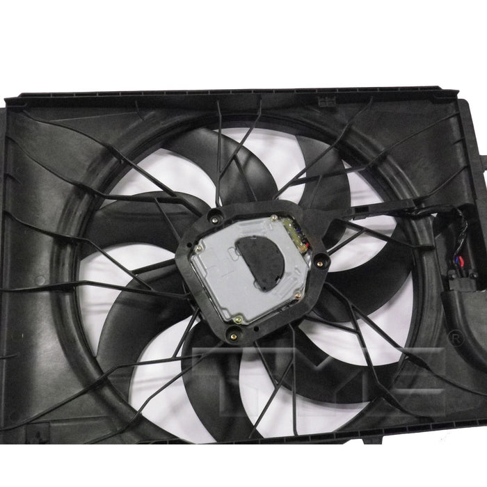 Dual Radiator and Condenser Fan Assembly for Mercedes-Benz GLK300 2014 2013 2012 2011 2010 P-3311658