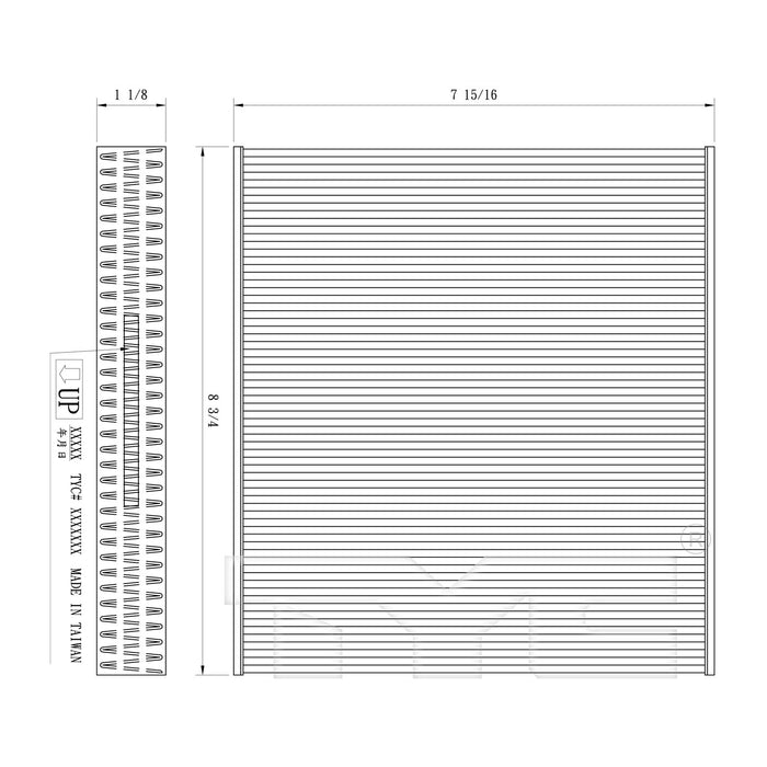 Cabin Air Filter for Lexus GS450h Sedan 2018 2017 2016 2015 2014 2013 P-3314421