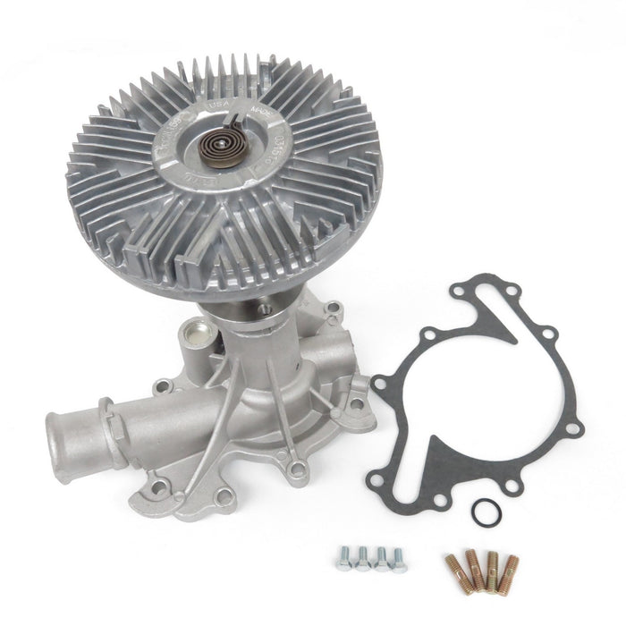 Engine Water Pump with Fan Clutch for Ford F-150 2008 2007 2006 2005 2004 2003 2002 2001 2000 1999 1998 1997 P-3409602