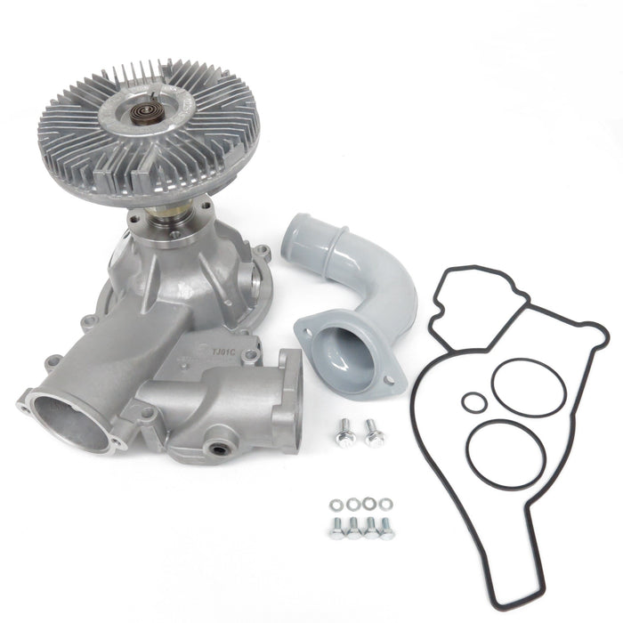 Engine Water Pump with Fan Clutch for Ford E-350 Super Duty 2003 2002 2001 2000 1999 P-3409627