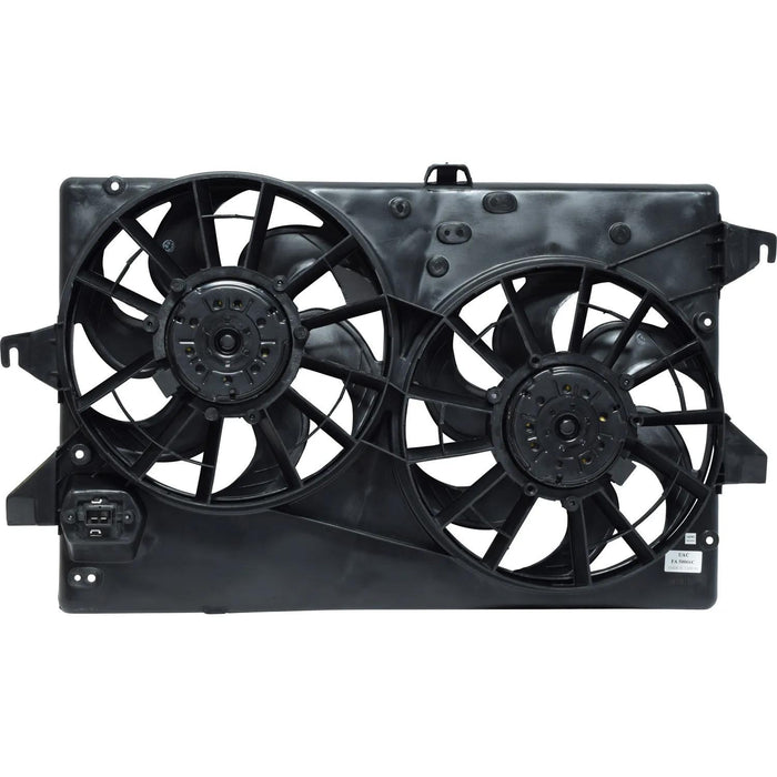 Dual Radiator and Condenser Fan Assembly for Mercury Cougar 2.5L V6 2002 2001 2000 1999 P-3368421