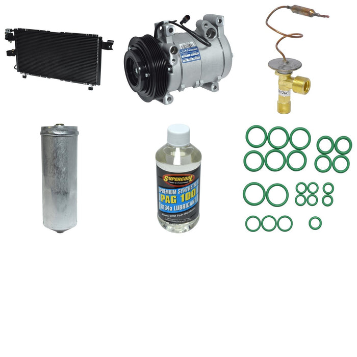 A/C Compressor and Component Kit for Isuzu Rodeo Sport 2001 P-3381439