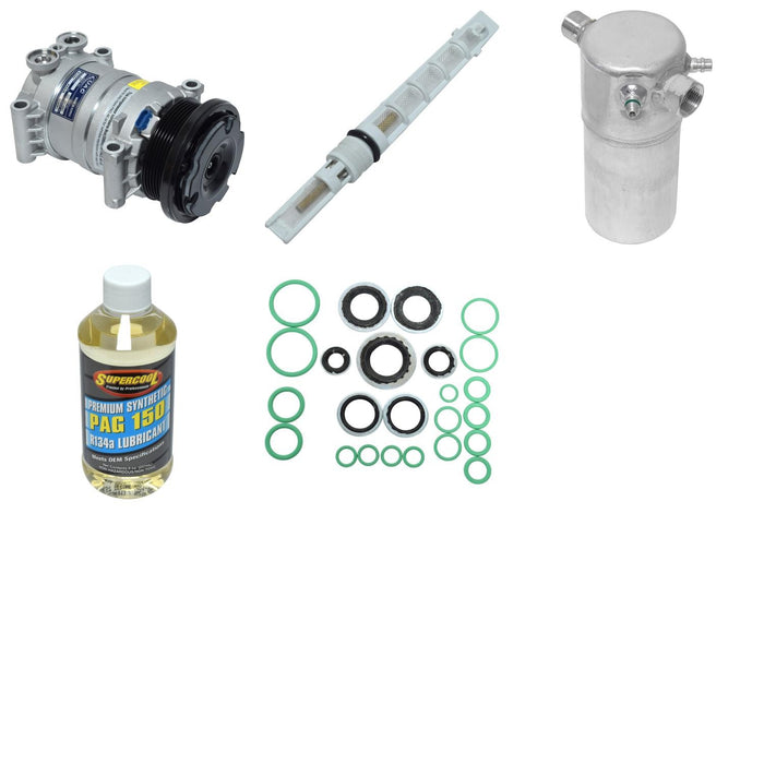 A/C Compressor and Component Kit for Chevrolet S10 4.3L V6 GAS 2004 2003 2002 2001 2000 1999 1998 P-3381533