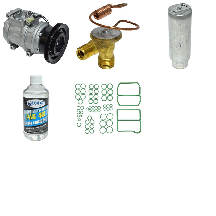 A/C Compressor and Component Kit for Mitsubishi Eclipse 1.8L L4 1994 1993 1992 1991 1990 P-3381588