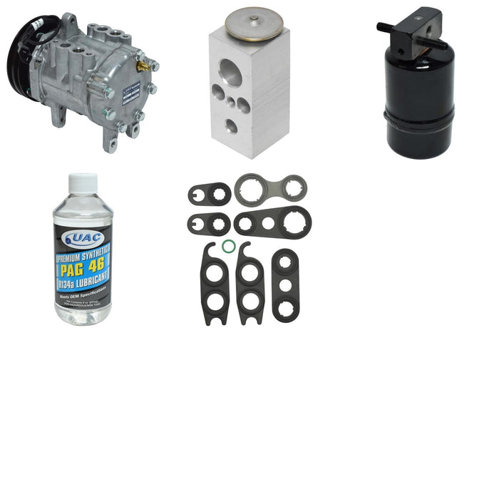 A/C Compressor and Component Kit for Dodge D150 1991 1990 1989 1988 1987 1986 1985 1984 P-3381733