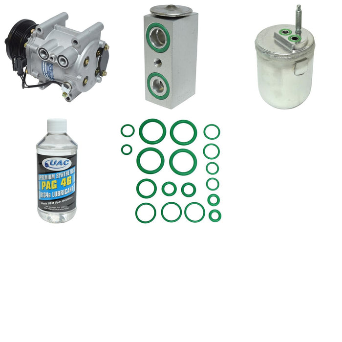 A/C Compressor and Component Kit for Ford Thunderbird 2005 2004 2003 2002 P-3382190