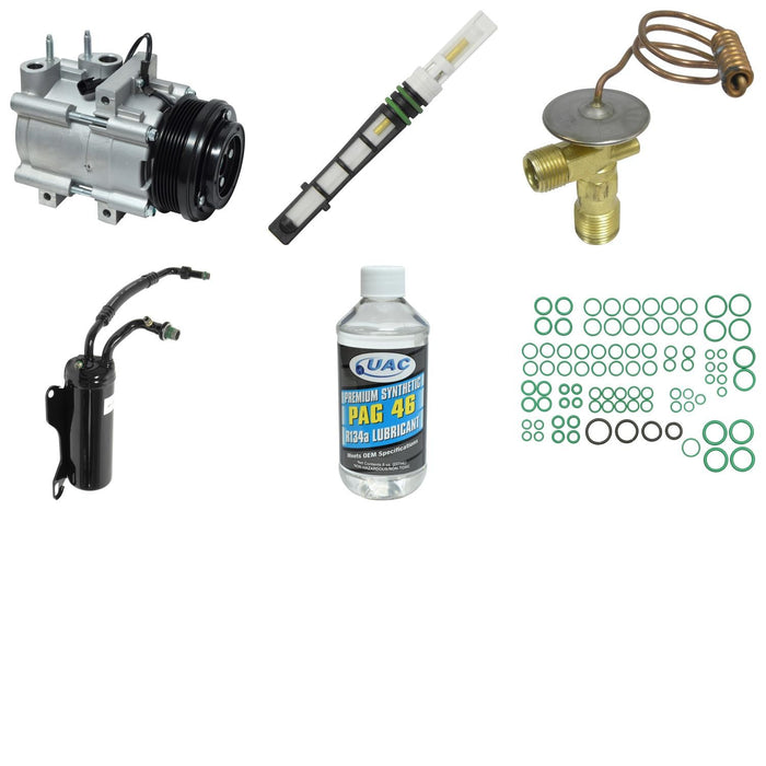 A/C Compressor and Component Kit for Ford E-350 Super Duty 5.4L V8 GAS 39 VIN 2007 P-3382639