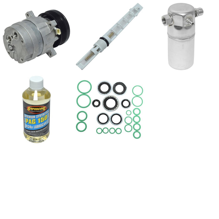 A/C Compressor and Component Kit for Isuzu Hombre 2.2L L4 7 VIN 2000 1999 1998 P-3383703