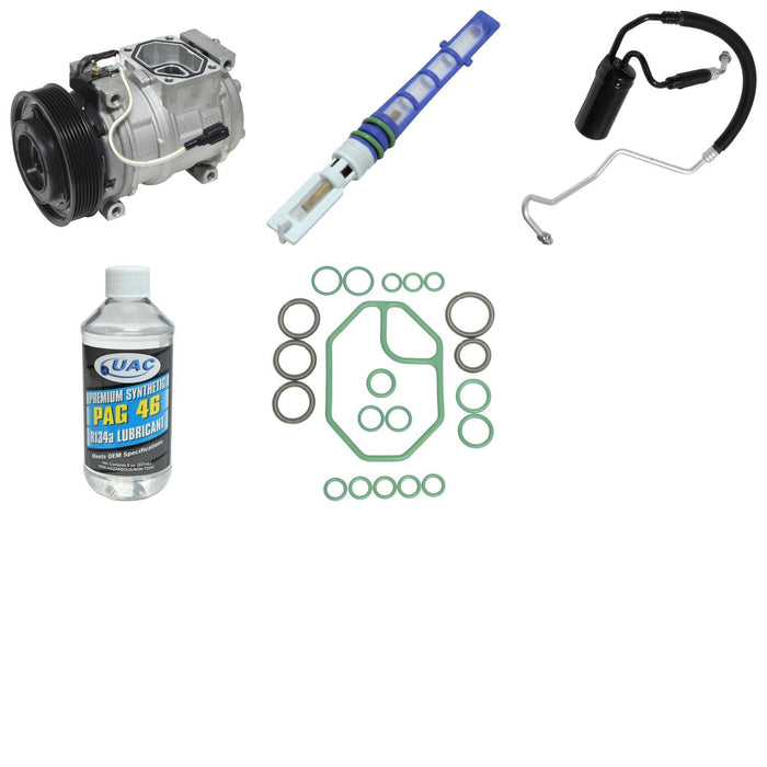 A/C Compressor and Component Kit for Jeep Grand Cherokee 1998 1997 1996 1995 1994 1993 P-3383891