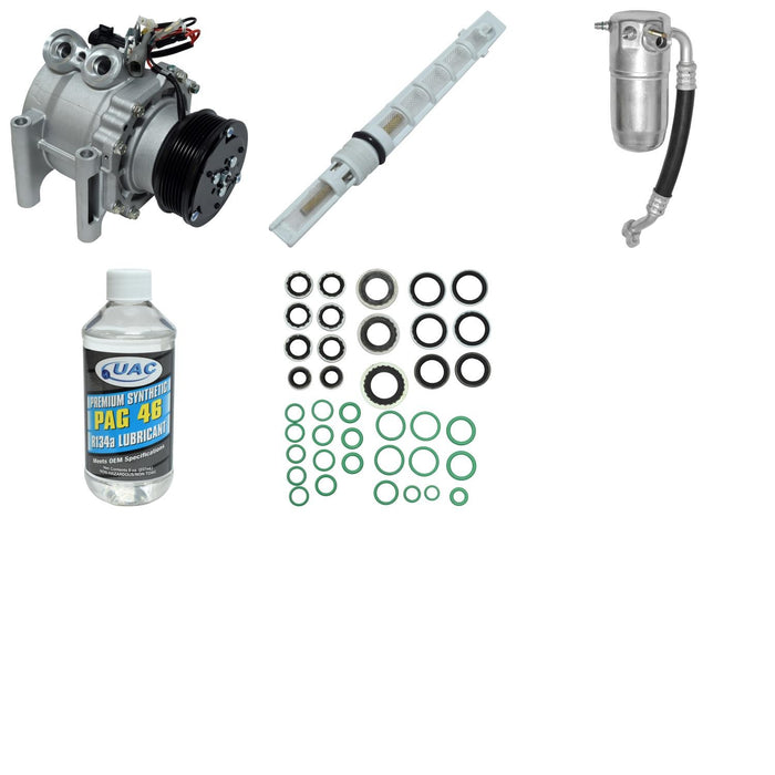 A/C Compressor and Component Kit for GMC Envoy 4.2L L6 16 VIN 2009 2008 2007 2006 2005 2004 2003 P-3384495