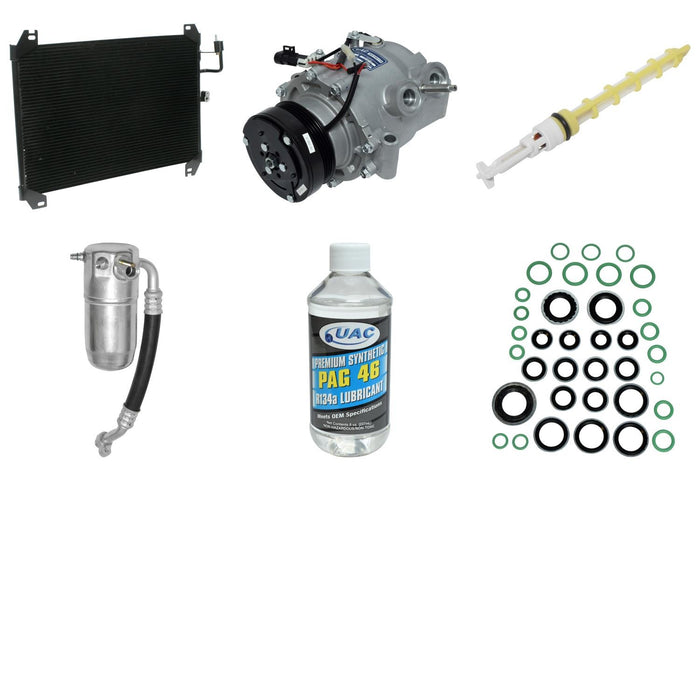 A/C Compressor and Component Kit for Isuzu Ascender 5.3L V8 2006 2005 2004 2003 P-3384528