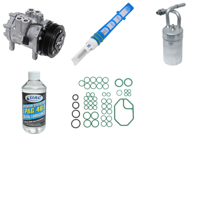 A/C Compressor and Component Kit for Ford Thunderbird 3.8L V6 6 VIN 1986 1985 1984 1983 P-3384580