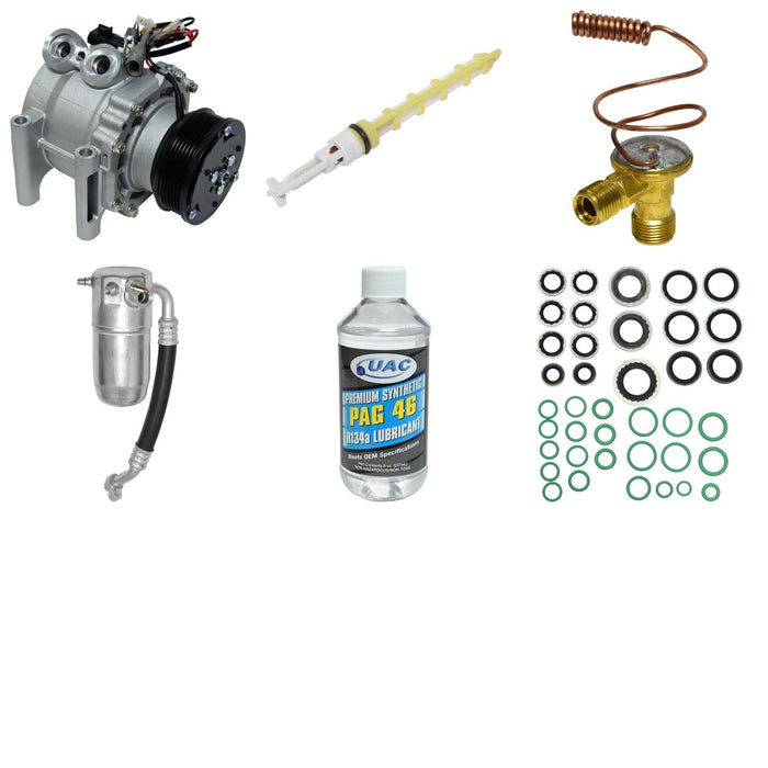 A/C Compressor and Component Kit for Chevrolet Trailblazer 4.2L L6 16 VIN 2009 2008 2007 2006 2005 2004 2003 P-3378774