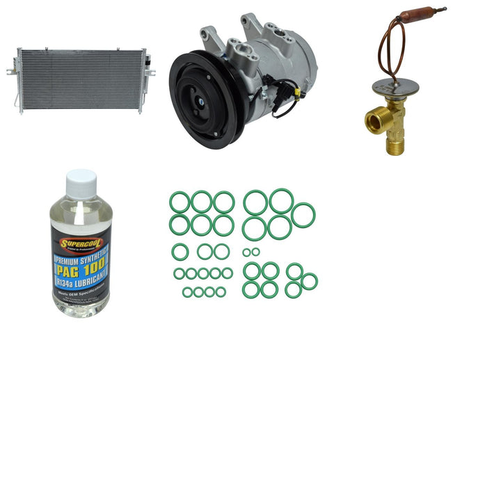 A/C Compressor and Component Kit for Nissan Xterra 2.4L L4 XE 2004 2003 P-3379234