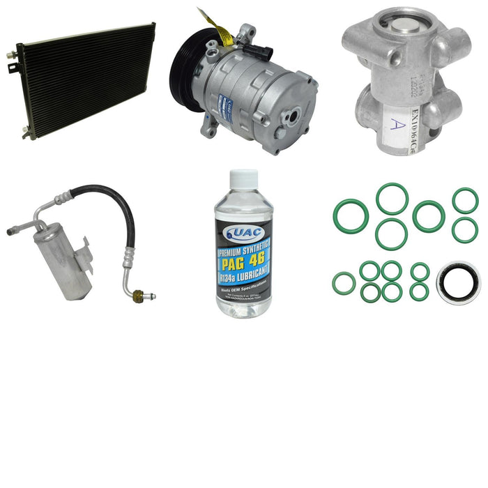 A/C Compressor and Component Kit for Saturn SL2 2002 2001 2000 1999 P-3380970