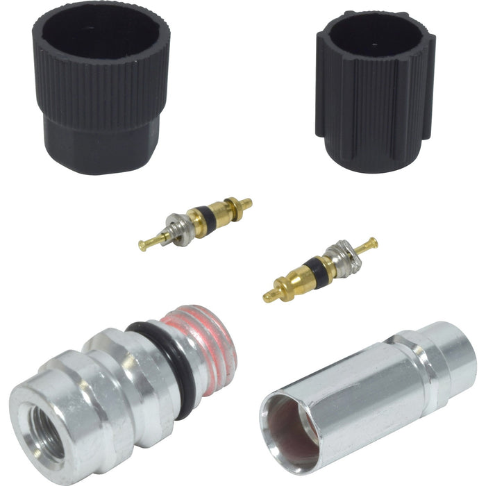 A/C System Valve Core and Cap Kit for Mercury Topaz 1994 P-3399378