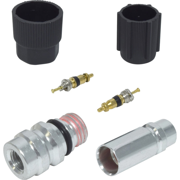 A/C System Valve Core and Cap Kit for Ford Thunderbird 1996 1995 1994 - Universal Air VC2907C