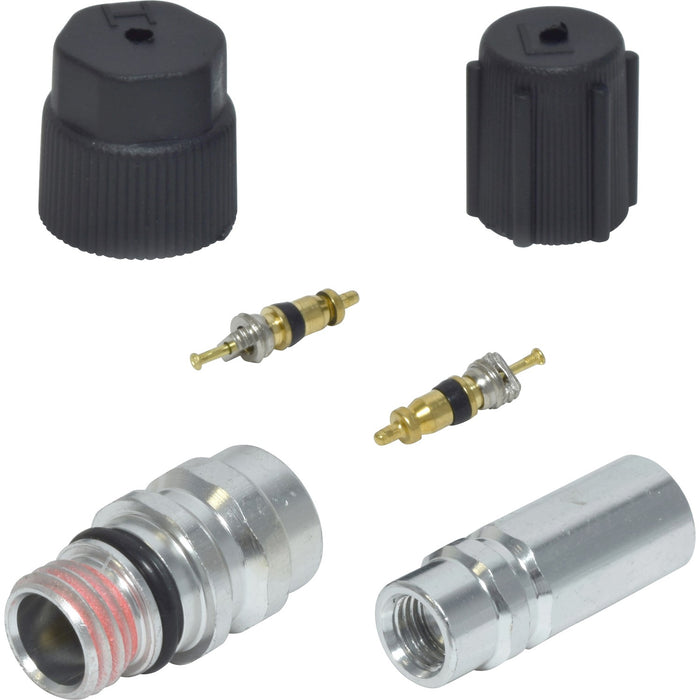 A/C System Valve Core and Cap Kit for Mercury Topaz 1994 P-3399378