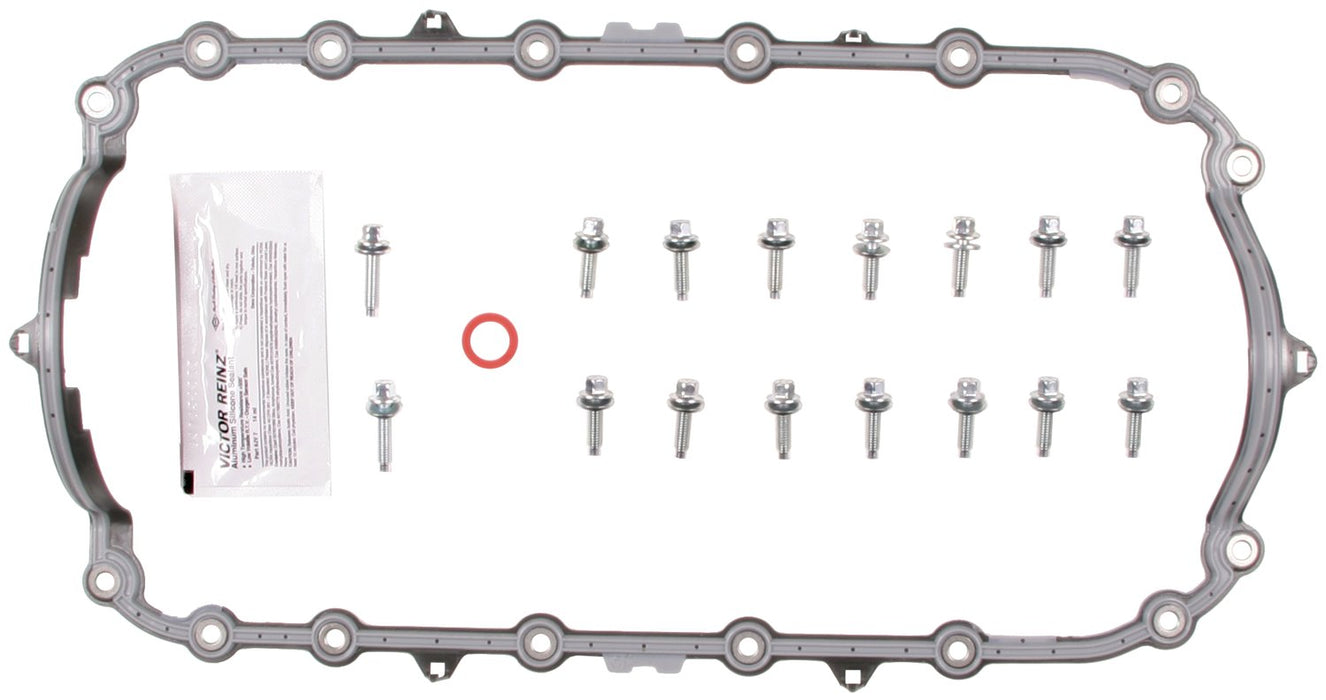 Engine Oil Pan Gasket Set for Mercury Sable 3.0L V6 2001 2000 1999 1998 1997 1996 1995 1994 1993 1992 1991 1990 P-3489161